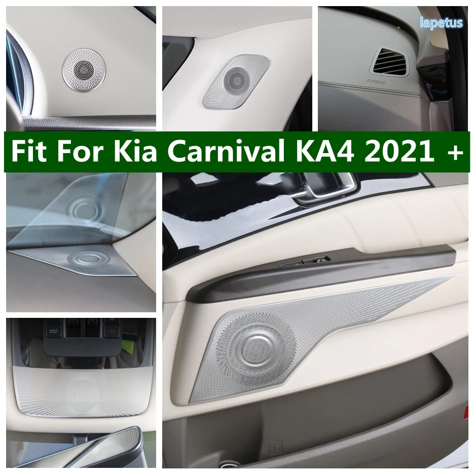 

Dashboard / Door Audio Speaker Loudspeaker / Reading Lamp / Air Outlet Cover Trim For Kia Carnival KA4 2021 - 2024 Accessories