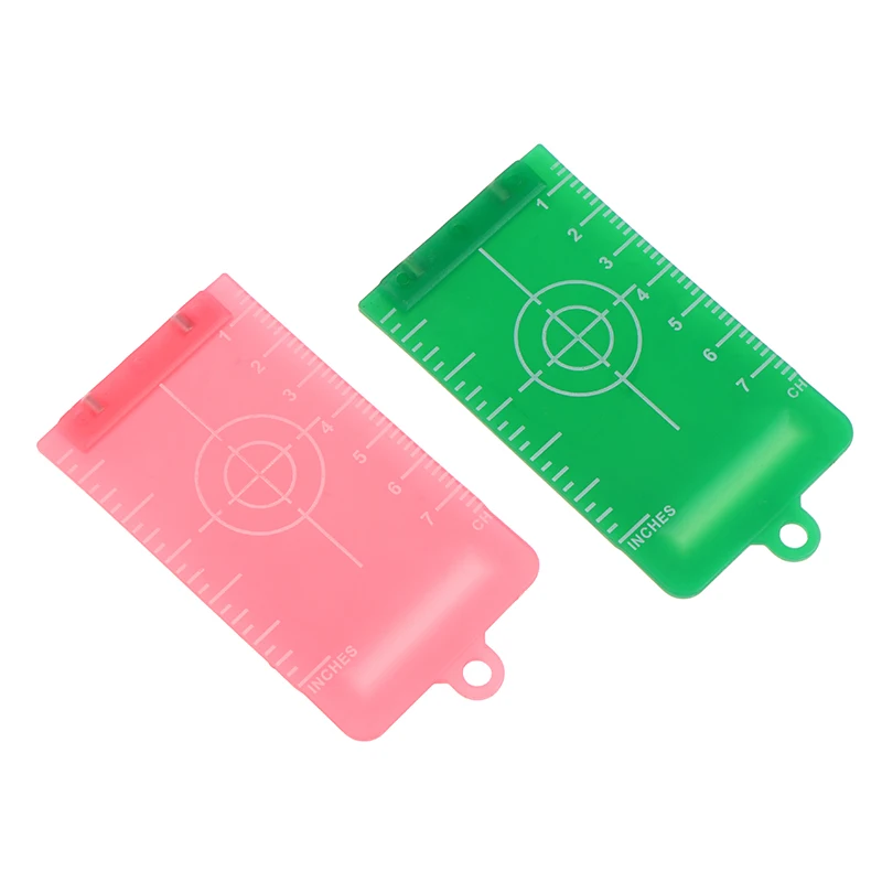 10*7cm Target Plate Laser Target Card Plate Reflective Magnetic Plate Laser Target Plastic For Green Red Lase Level