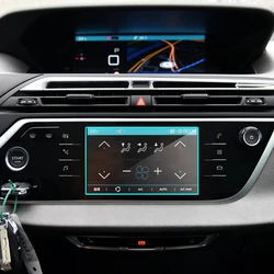 For Citroen C4 Picasso Car GPS Navigation Tempered Glass Film HD Clear Media Touch Screen Protector Auto Interior Accessories