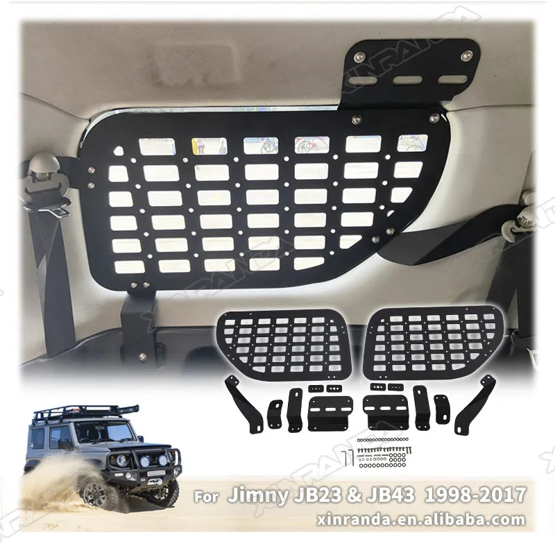 Car Trunk Shelf Storage Bracket Window Luggage Rack for Suzuki Jimny JB23 JB23W JB43 JB43W Interior Windows Rack Accessories