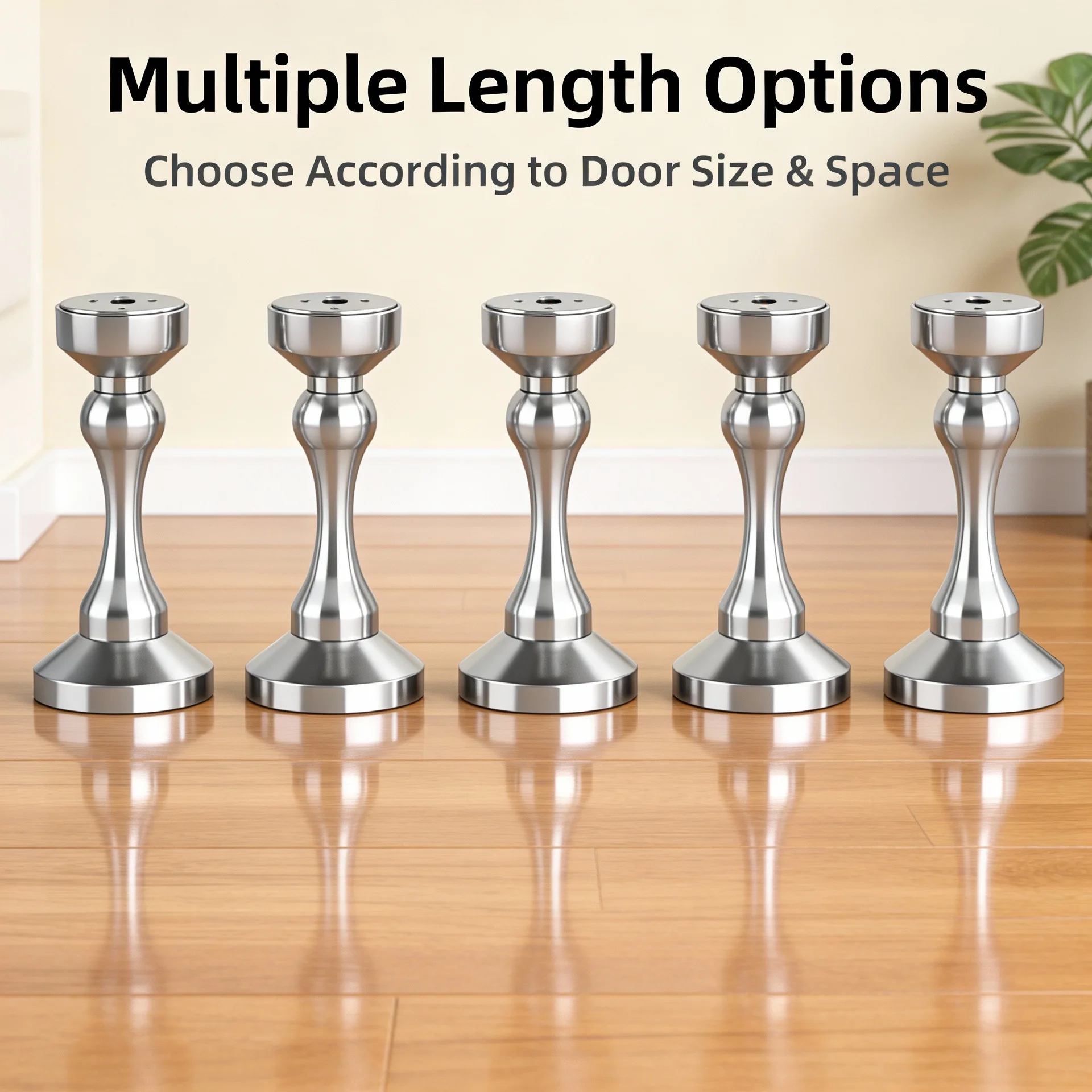 Stainless Steel Doorstop Door Stoppers New Heavy Duty Stainless Steel Strong Magnetic Door Stopper Powerful Bedroom Doorstop