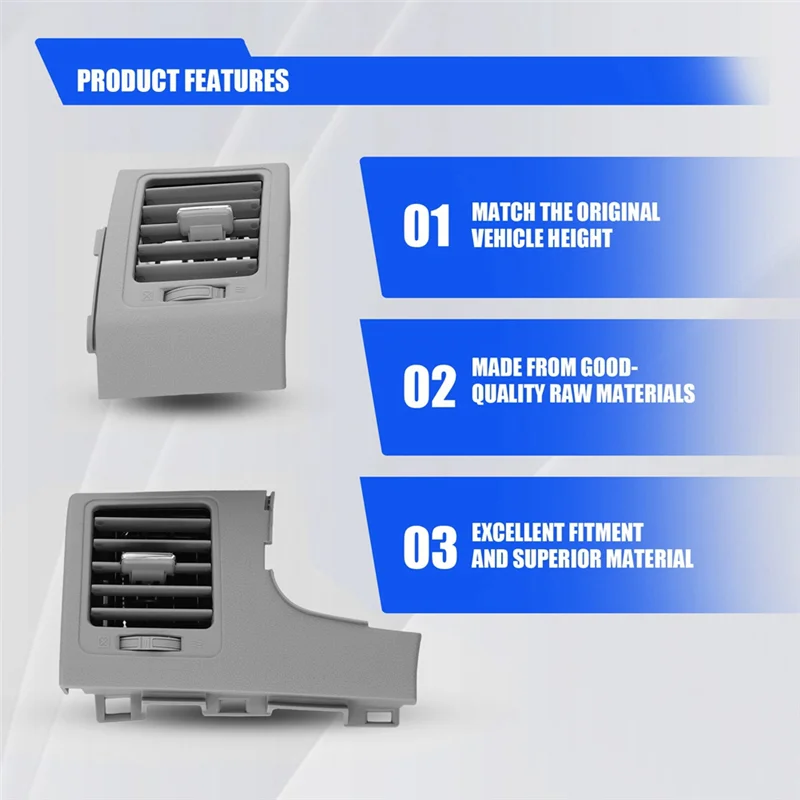 Air Conditioning Outlet Assembly Dashboard Air Outlet For Toyota Corolla 2007-2013-N23R