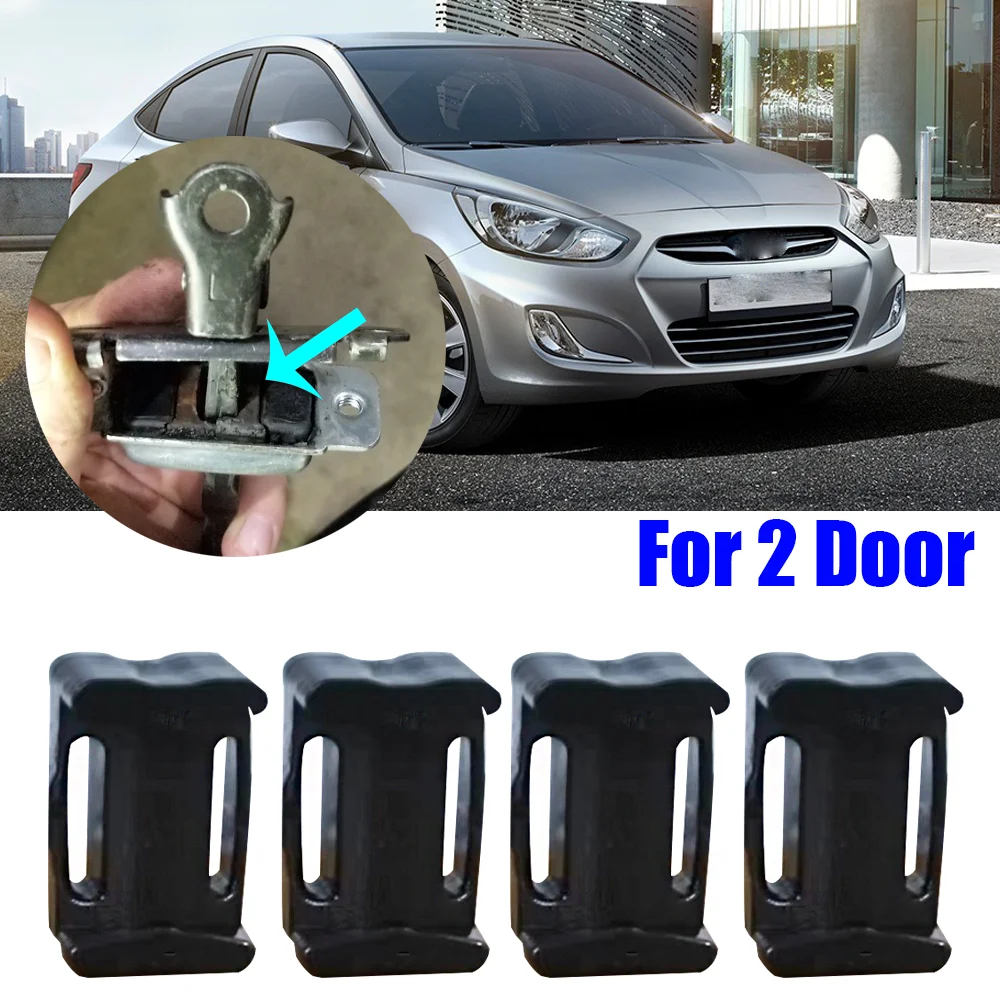 4X For Hyundai Solaris RB 2011 2012 2013 2014 2015 2016 2017 Car Door Check Strap Repair Kit Stopper Damping Clip Plastics NEW