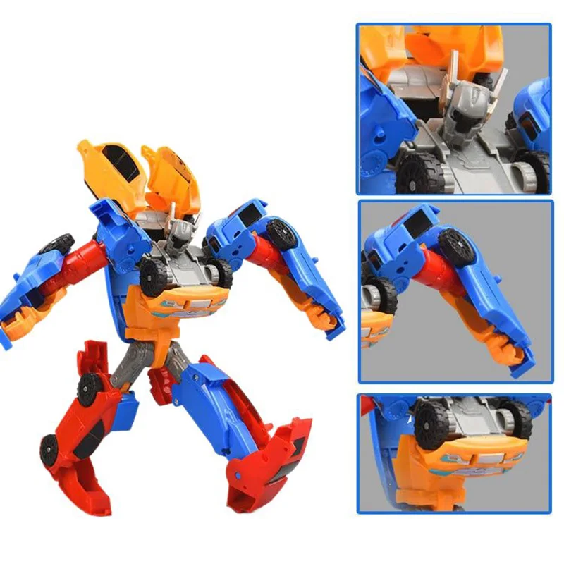 Brinquedo transformador de robô de carro modelo 3 em 1, figura de ação transformadora legal, ideal para brincadeiras e coleção de crianças