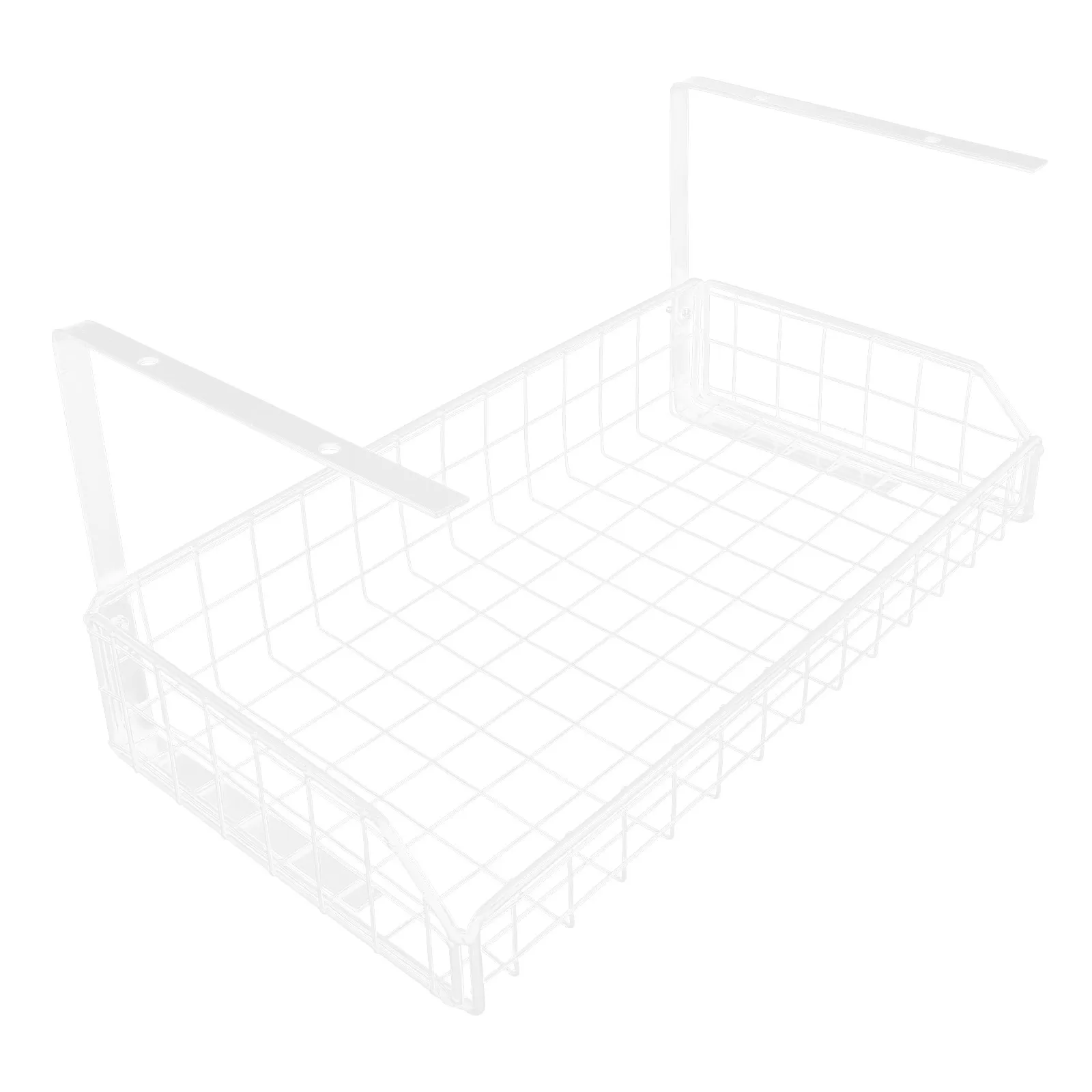 

Desk Cable Management Tray Large Black Wire Organizer under Desk Storage Basket Rack for Office Without Drilling