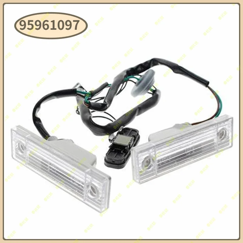 95961097 Rear Car License Plate Light Lamp W/ Trunk Release Switch Lock Tailgate Lid Button For Chevrolet Chevy Cruze Orlando