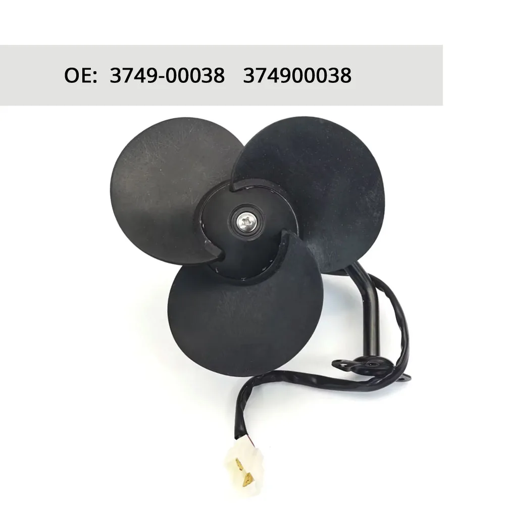 OE:374900038 3749-00038 Ventilador de controlador de refrigeración de cabina de autobús para YUTONG/KINGLONG/otros camiones (2650 RPM 24V 8W 5)