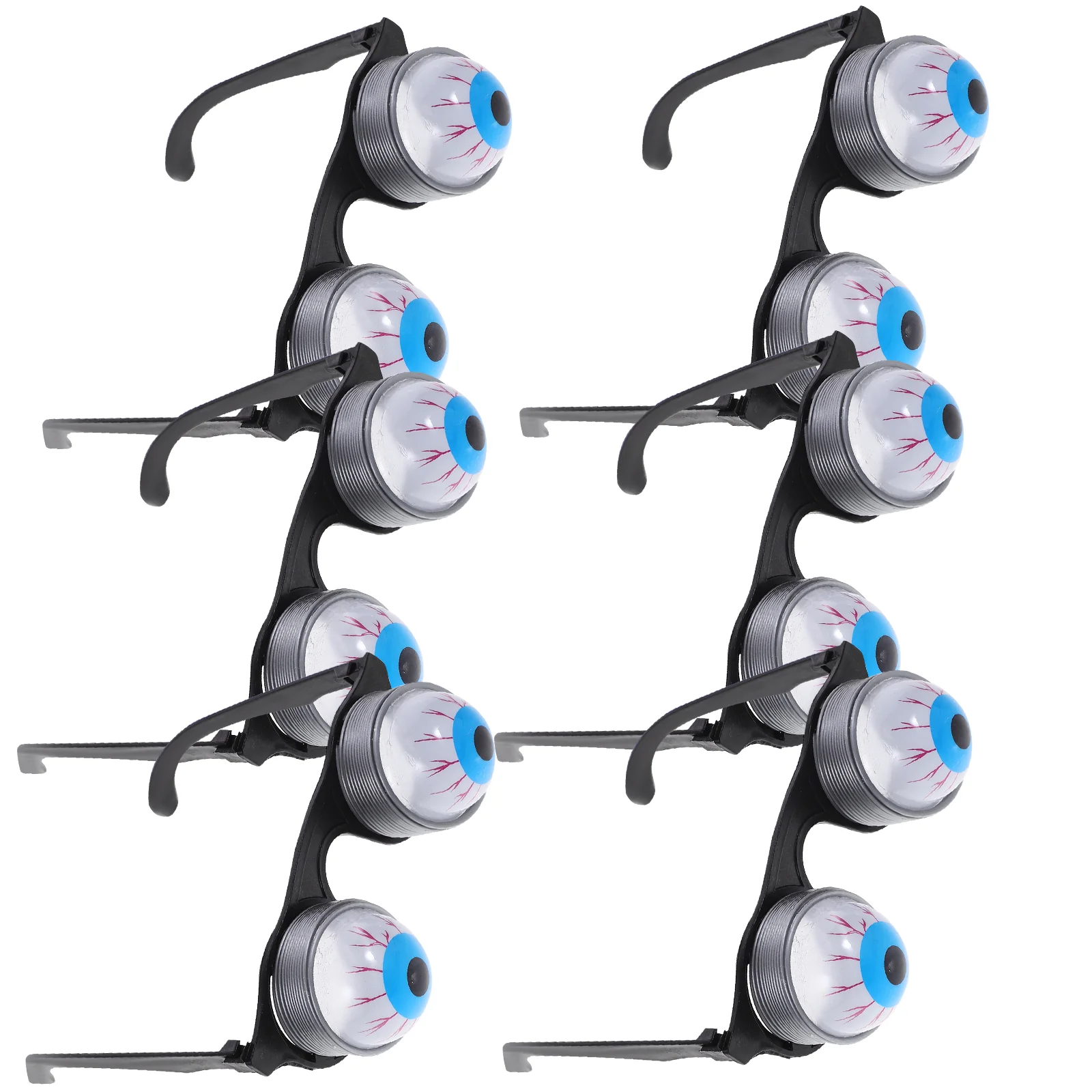 Nieuwigheid Tinten Hart Bril Brillen Halloween Funky Oogbol met Veren Kind