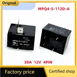 2PCS 5PCS/LOT Original MPQ4-S-112D-A 30A 12V 4PIN For electric water heater air conditioning motherboard relay