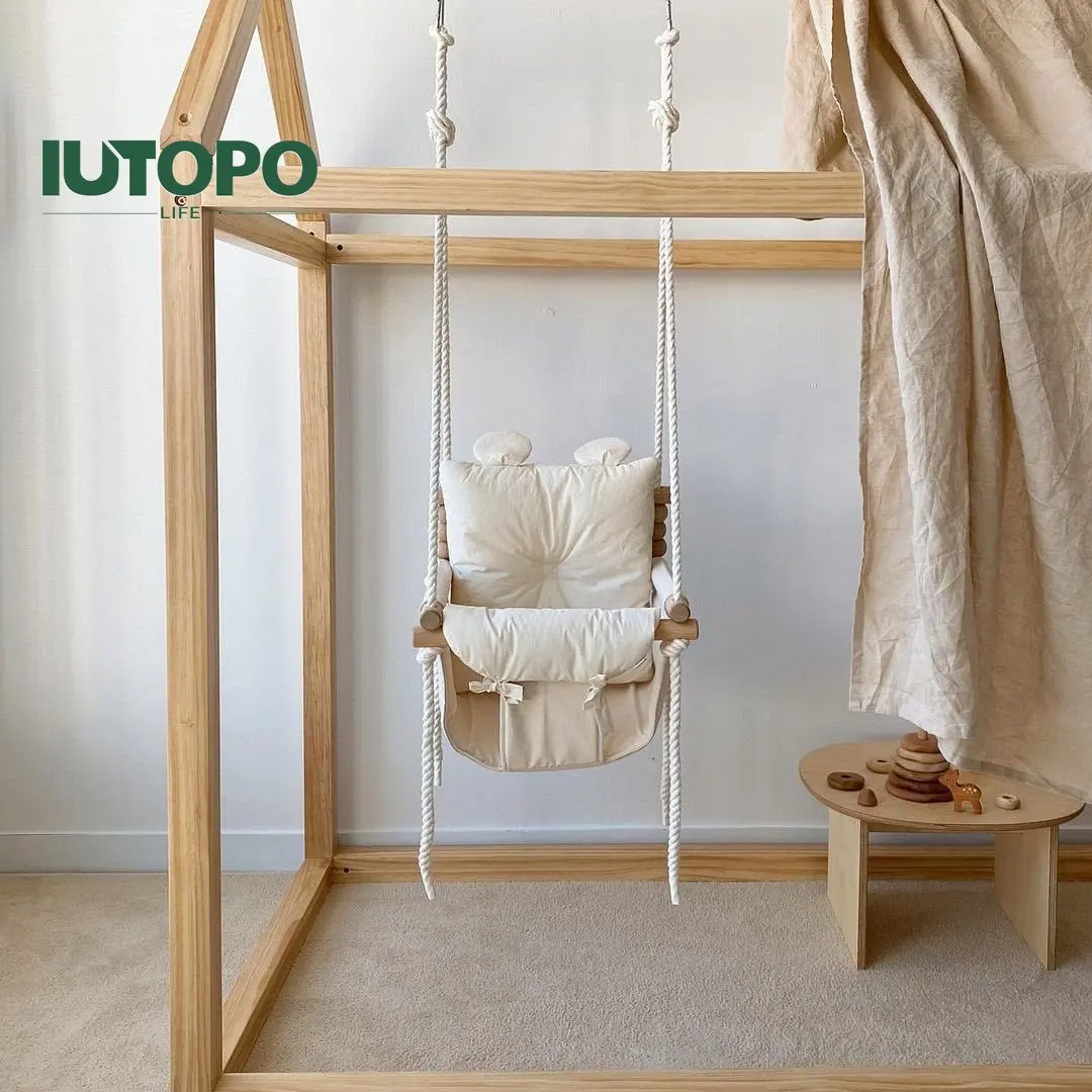 Baby Photography Props Home Indoor Ins Style Swing Baby Small Hanging Basket Swing Cloth Rocking Chair Children Hanging Chair