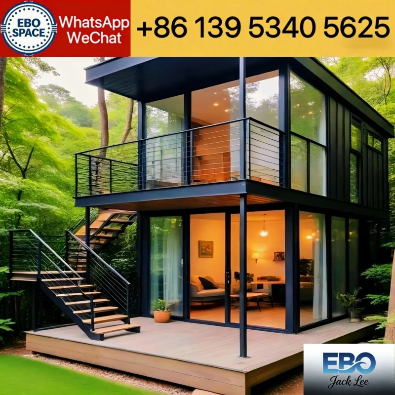 China Wholesale Factory Low Price Luxury Living Expandable House Folding Mobile Container Home 20ft 40ft 3 Bedrooms Office Villa