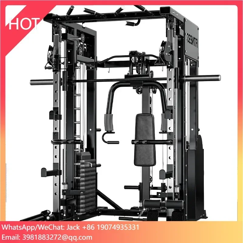 

Best Selling Squat Rack Functional Home Gym Set Multi Function Weight Smith Machine For Weight Lifting And Bodybuilding