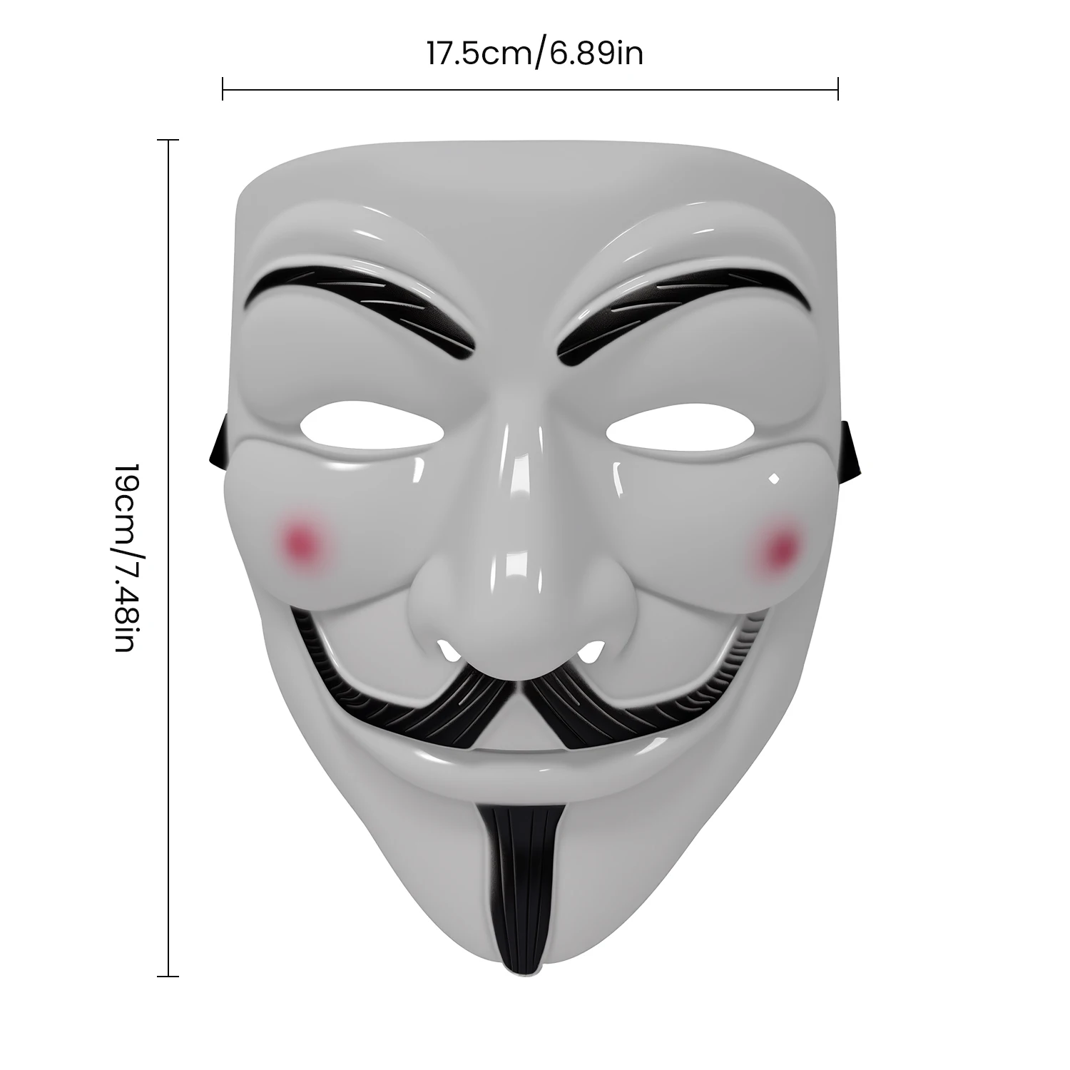Topeng V Masker Anonymous Guy Fawkes Topeng Halloween Topeng Hacker Gaya Horor Hadiah Natal