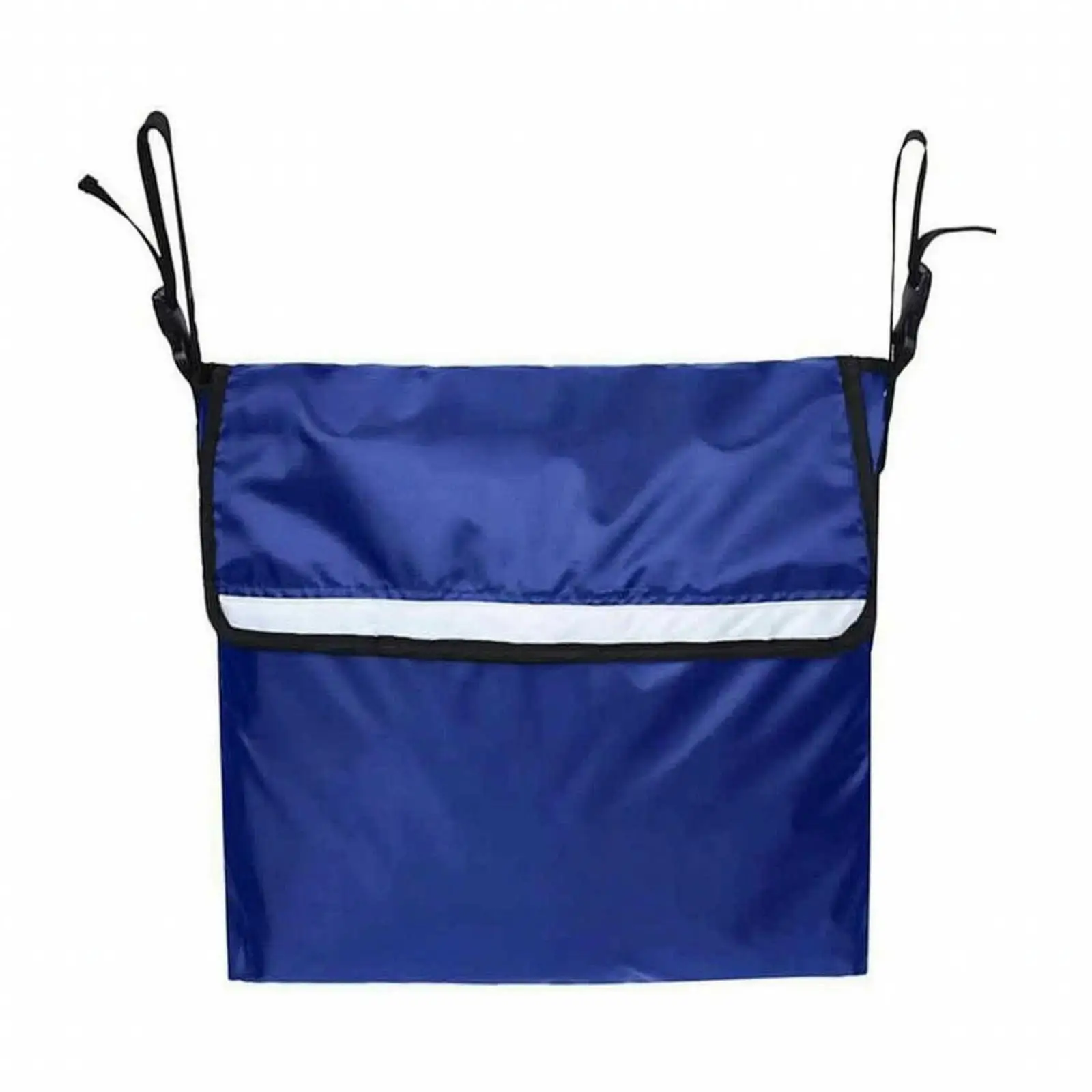 Rear Storage Bag with Reflective Strip Flap-Top Design Rear Storage Bag Oxford Cloth Easy to Attach