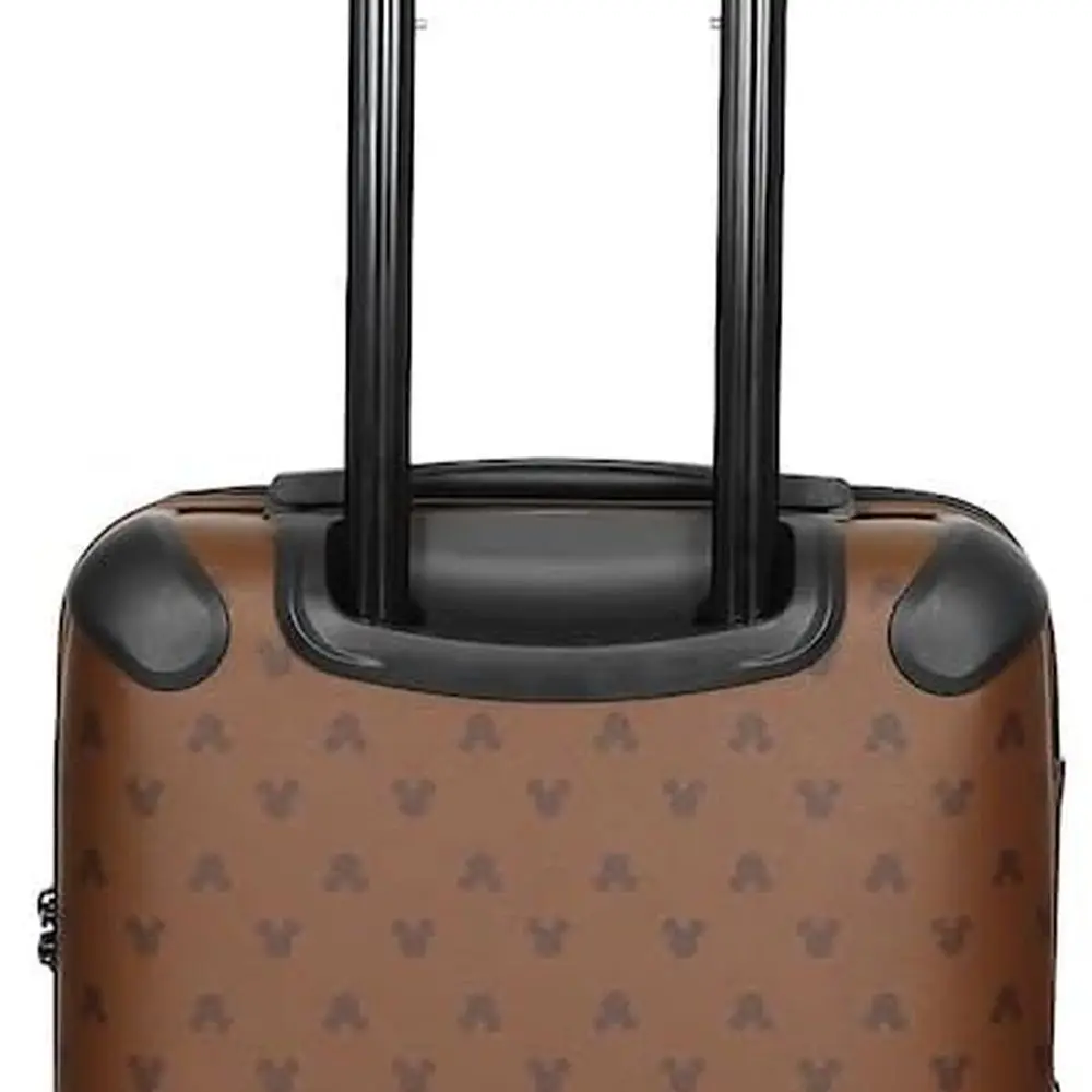 Bagagem rolante com orelhas do Mickey Mouse marrom de 22 polegadas