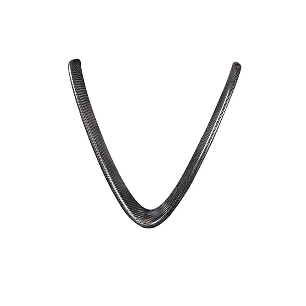 

Car Interior Carbon Fiber Front Grill Decoration Frame Cover Trim Accessories For Alfa Romeo Giulia 2017-2020 Car Accessories