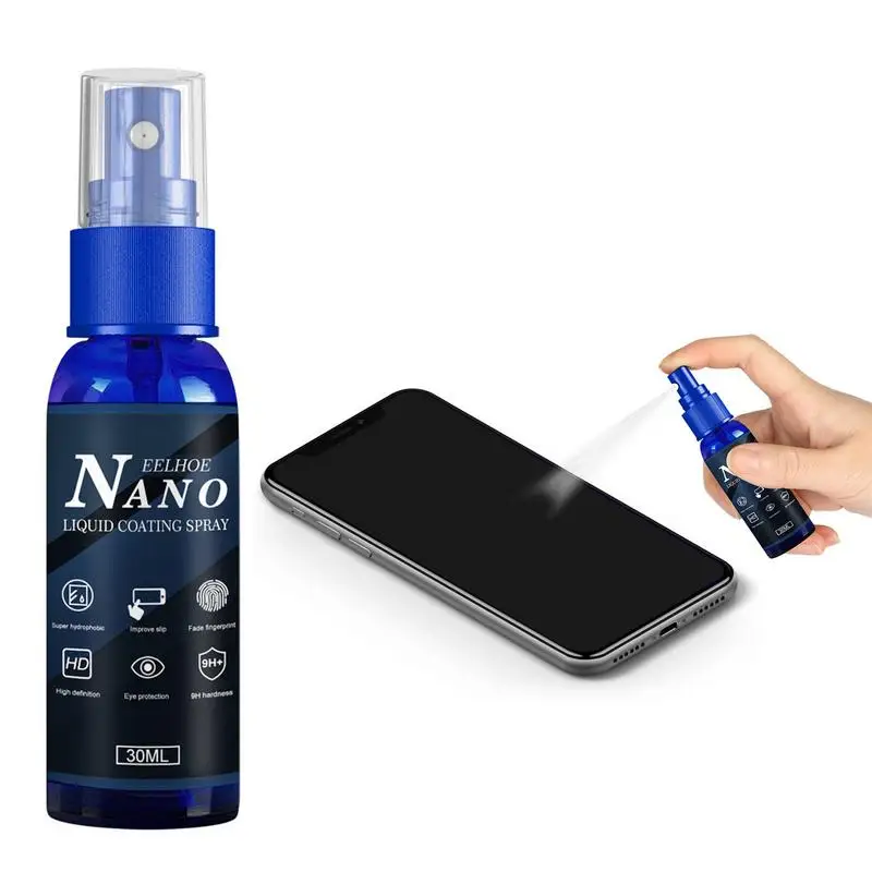 Screen Protector Spray Liquid Coating Protection Spray NanoCoating Hydrophobic Polish For Computer Screen Monitor Phone Laptop