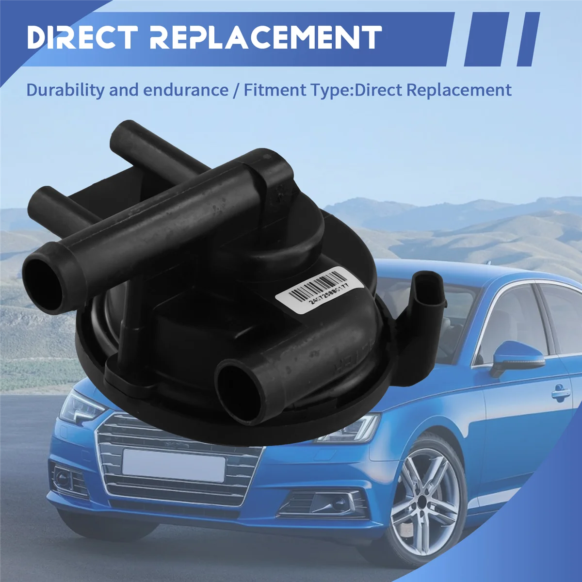 #470P Leak Detection Pump Pressure Switch Sensor for Audi A4 A5 A6 A7 Q5 S4 (Black)