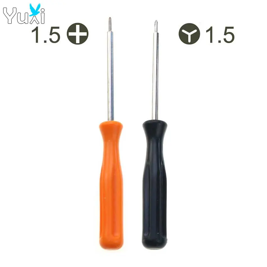YuXi 1 Piece 1.5mm Cross & Y type Tri Wing Screwdriver Tool Kit For Switch Wii DS Lite Repair Opening Tool