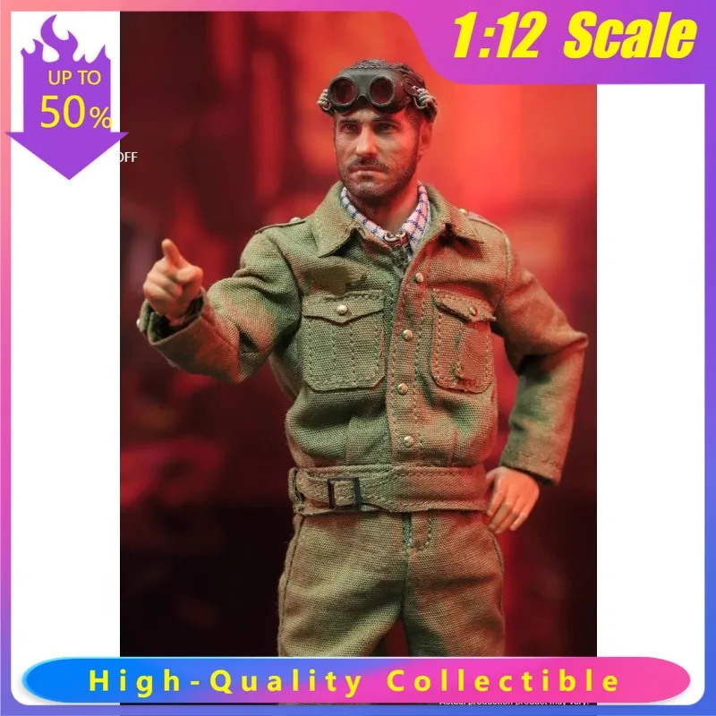 

XD80027/22/26/29 1/12 Scale Toys Tank Commander Full Captain Flag Team Division Set Collectible for 6" Male Action Figures