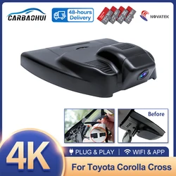 4K Dash Cam For Toyota Corolla Cross 2023-2026 Plug and play Car DVR High Quality DashCam Camera Video Recorder Original