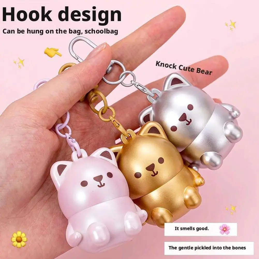 

Portable Bear Solid Fragrance Balm Long-lasting Deodorant Fragrances Perfect Woman Body Aroma Gifts 3.2g