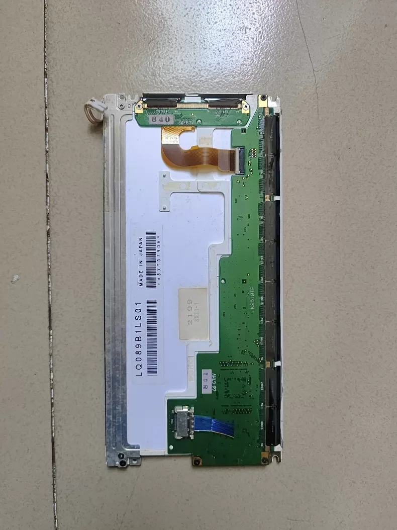 Painel de exibição de tela LCD LQ089B1LS01 de 8,9 polegadas, teste de estoque mostra normal