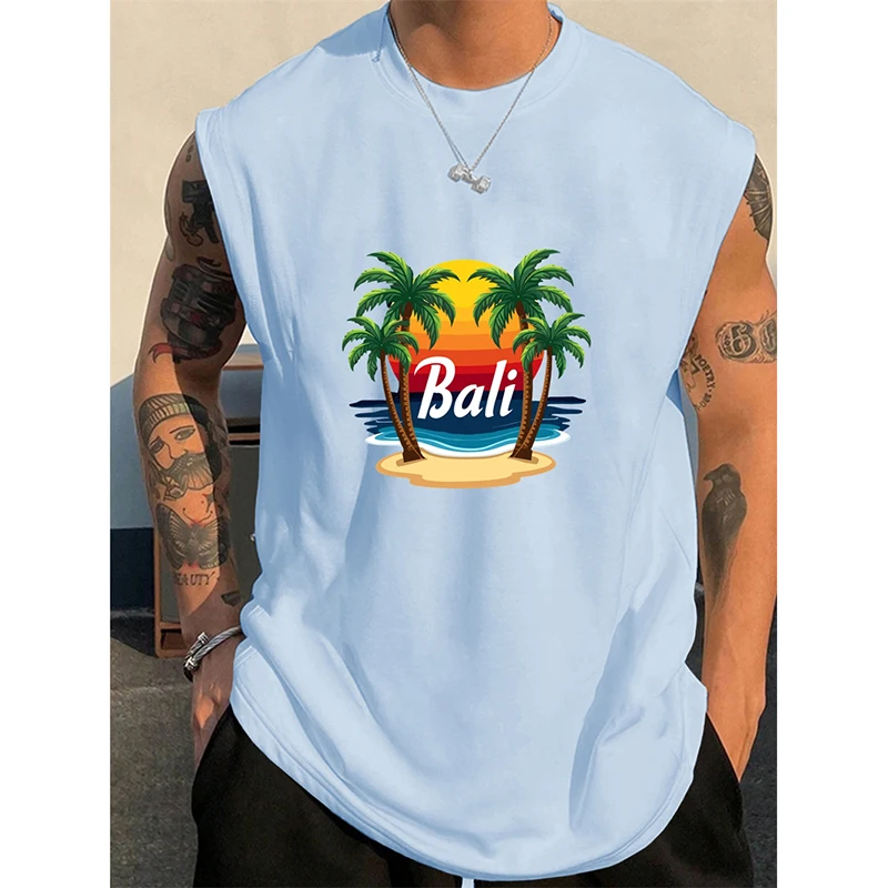 Summer Bali Pattern Men's Tank - đánh giá và giá 3D Printing Rabbit