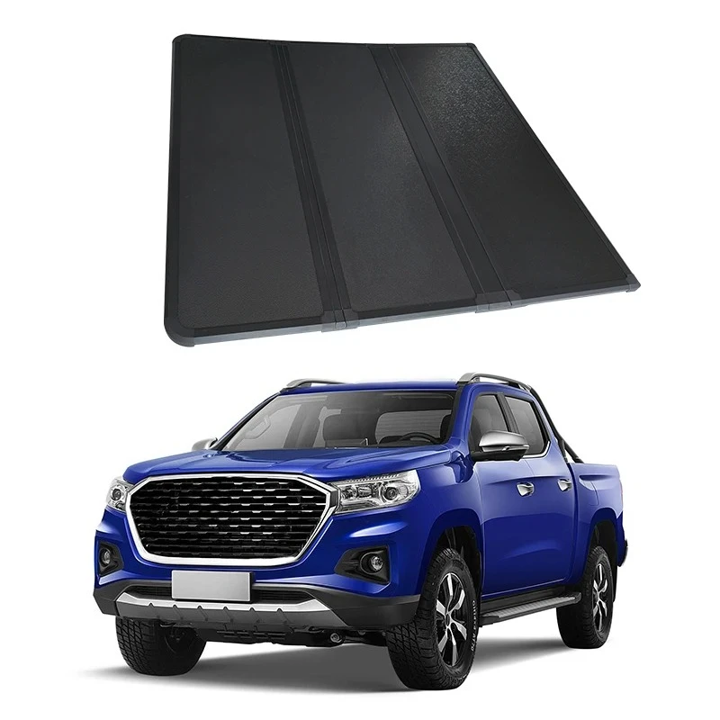 

China Factory Customizable 5ft Hard Tonneau Cover Truck Bed Metal Alloy Folding Tri Fold for Toyota Hilux Isuzu Ford