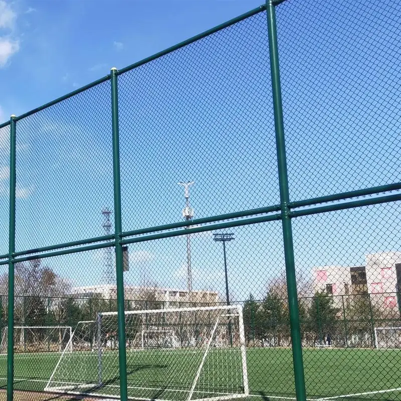 custom.Customized Galvanization Chain Link Fence by Manufacturers Basketball Court and Stadium Fencing Traffic Barrier Produ