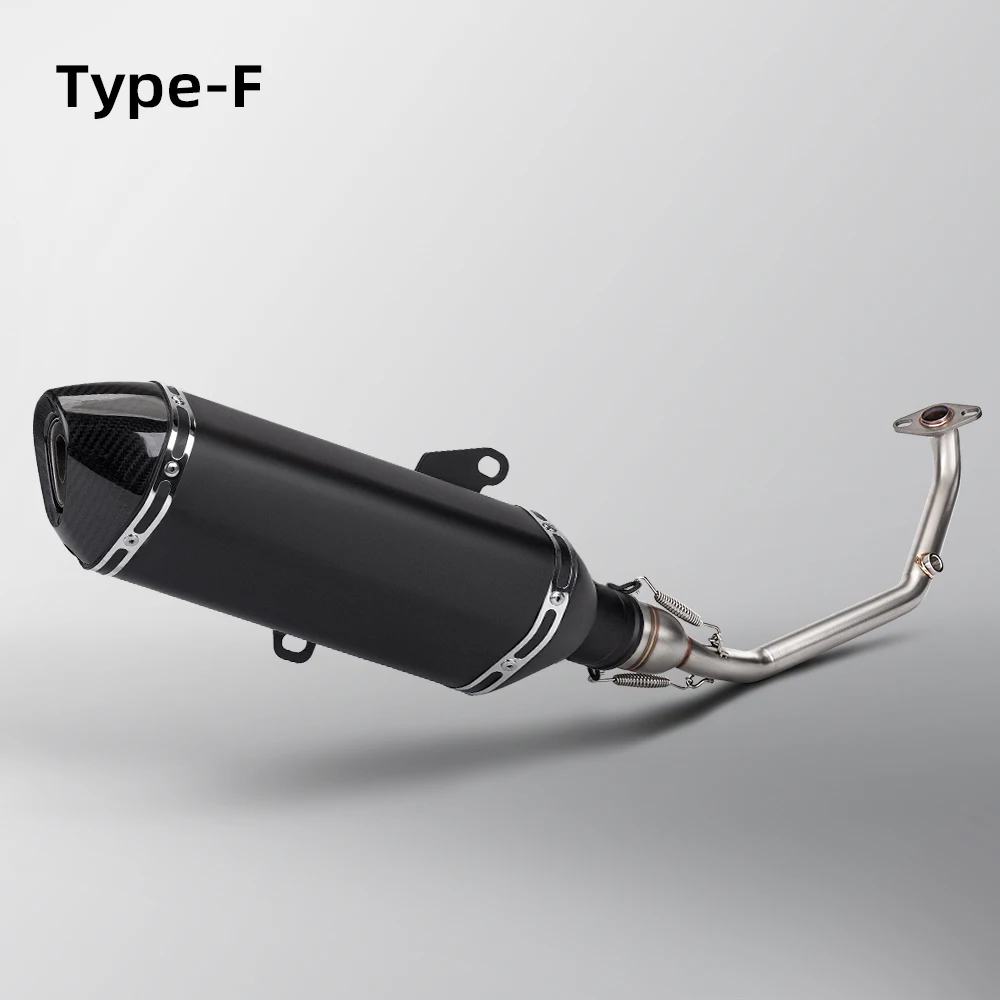 

High PerformanceMotorcycle Straight Exhaust Manifold Complete System Stainless Steel PCx125 150 160 2021-2023