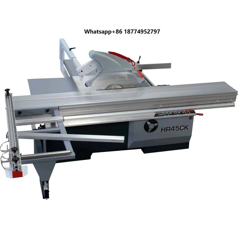 Qingdao Precision 3200mm Mobile Worktable Saw Machine Woodworking Panel with 45 90 Degree Sliding Table and Cutting Motor