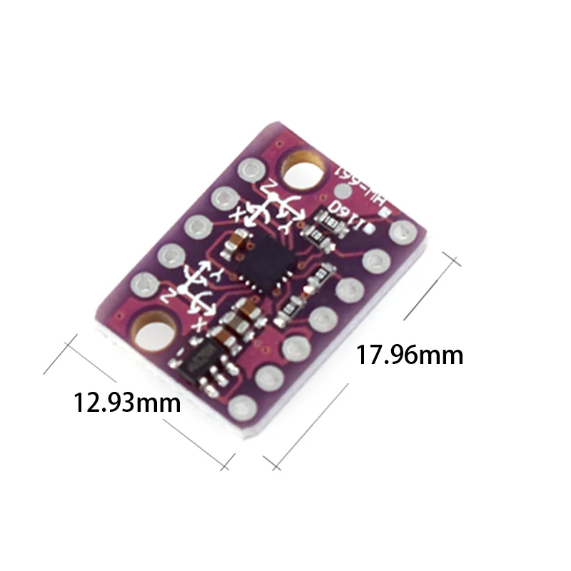 BMI160 GY-BMI160 6DOF 6-axis Rate Gyro Gravity Accelerometer Sensor Module IIC I2C SPI Communication Protocol 3-5V