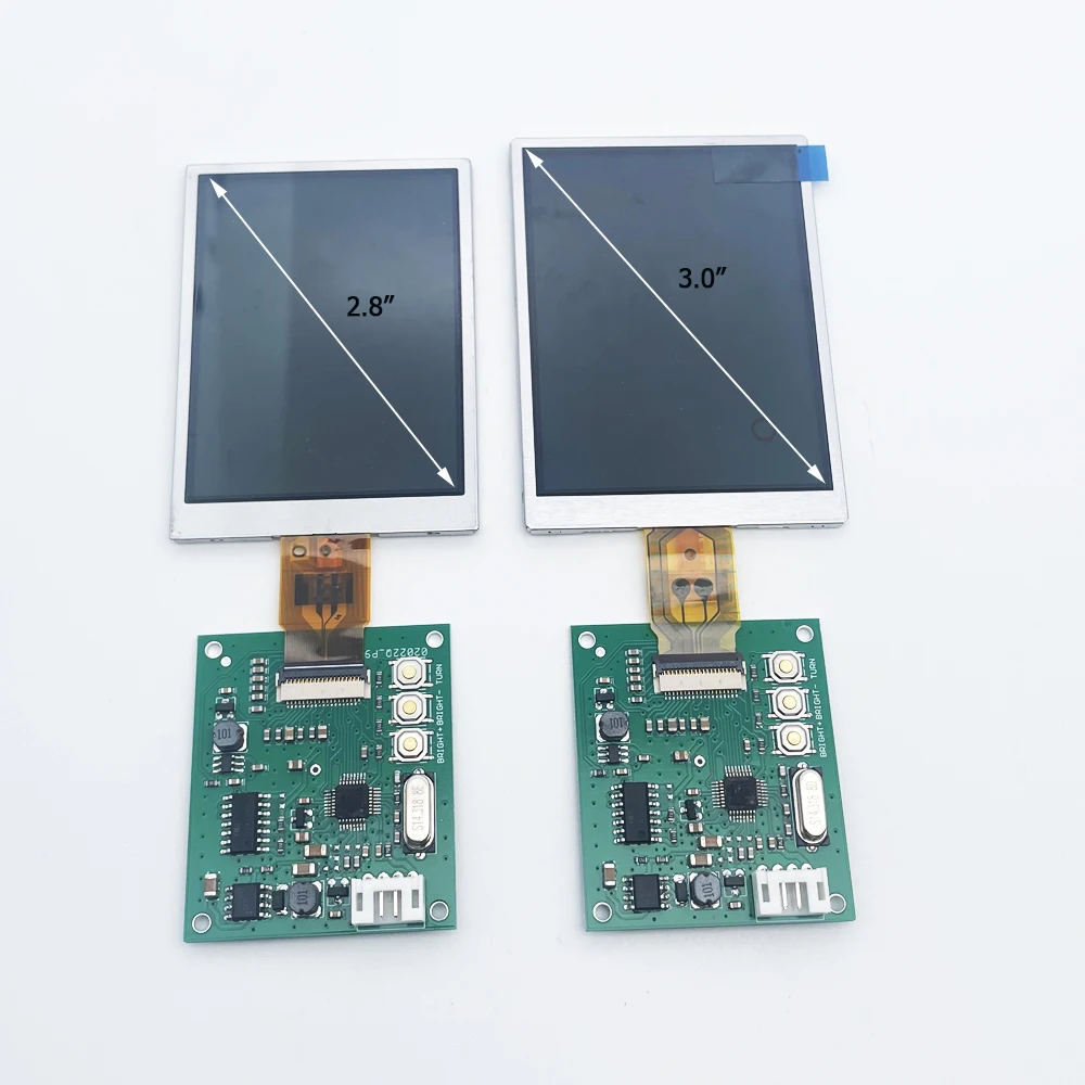3.0“2.8”2.5” LCD screen module kit 320*240 4:3 display RCA for Game consoles, home appliances, communications, medical equipment view 2