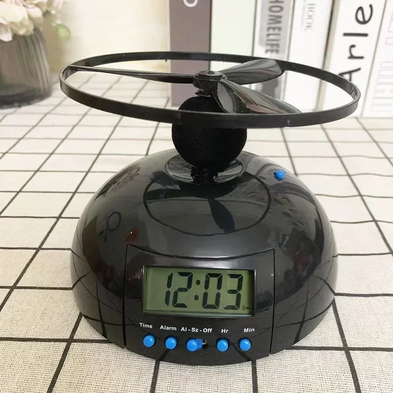 Digital Helicopter Flying Alarm Clock for Students, Bedrooms New Wakes Up Clock with Backlit Game Mode for Heavy Sleepers Kids