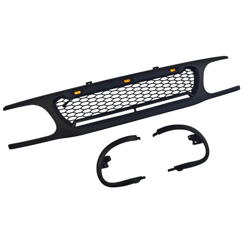 Front Grille for Ford Explorer 1995-2001 Sport Mesh Grill with LED Light Bar Front Bumper Grille Exterior Styling Upgrade view 5