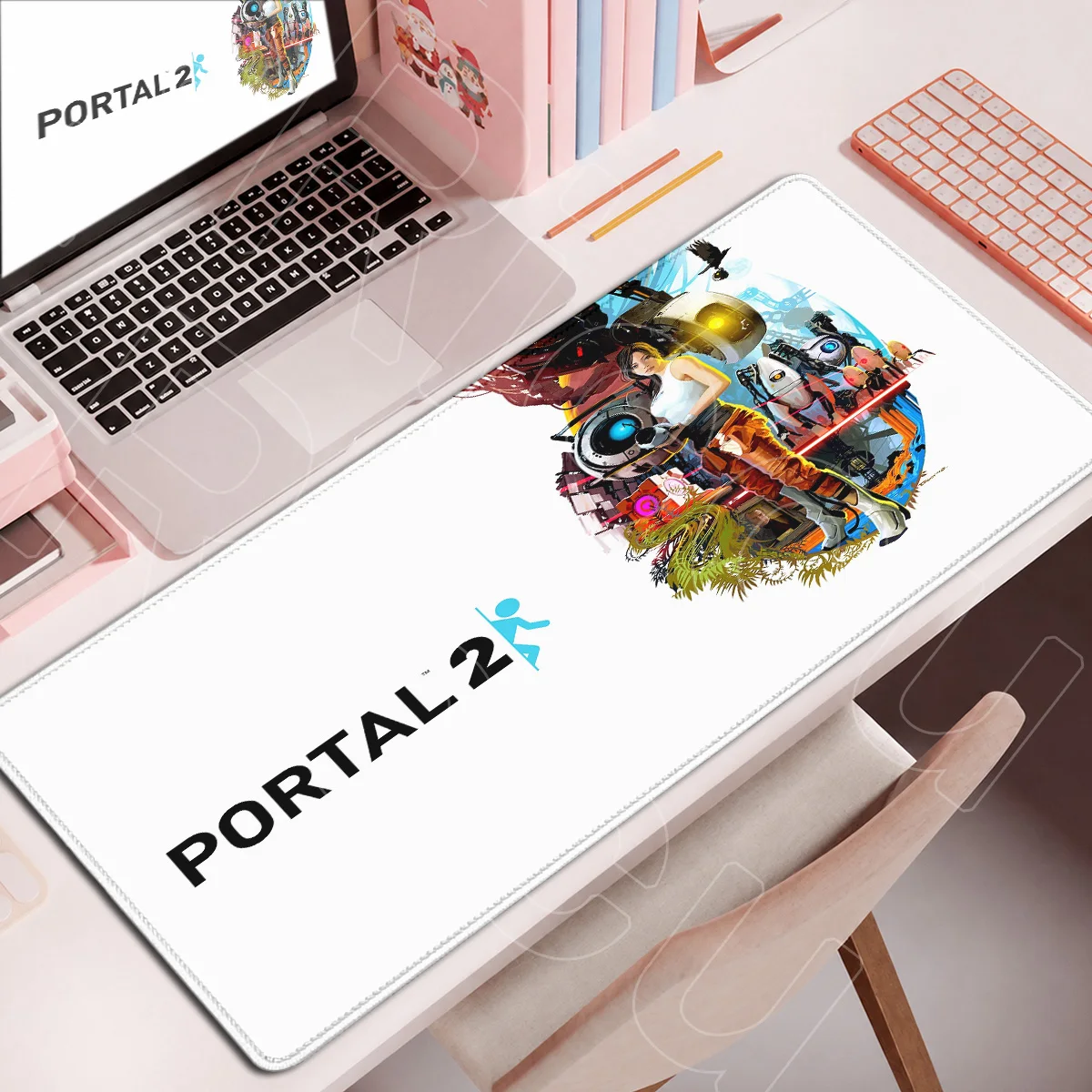 Mouse Pad Portal 2 Hot Decryption Adventure Table Carpet 900x400mm HD Printing Notebook Keyboard Mouse Mat PC Gaming Accessories