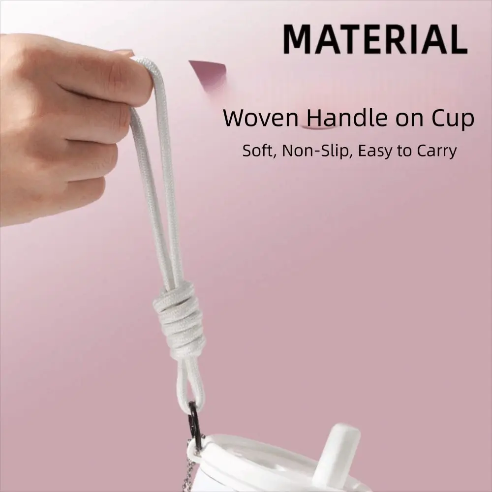 

710ML Vacuum Cup Stainless Steel High-Capacity Insulated Cup With Lifting Rope Insulation Or Cooling Thermal Mug