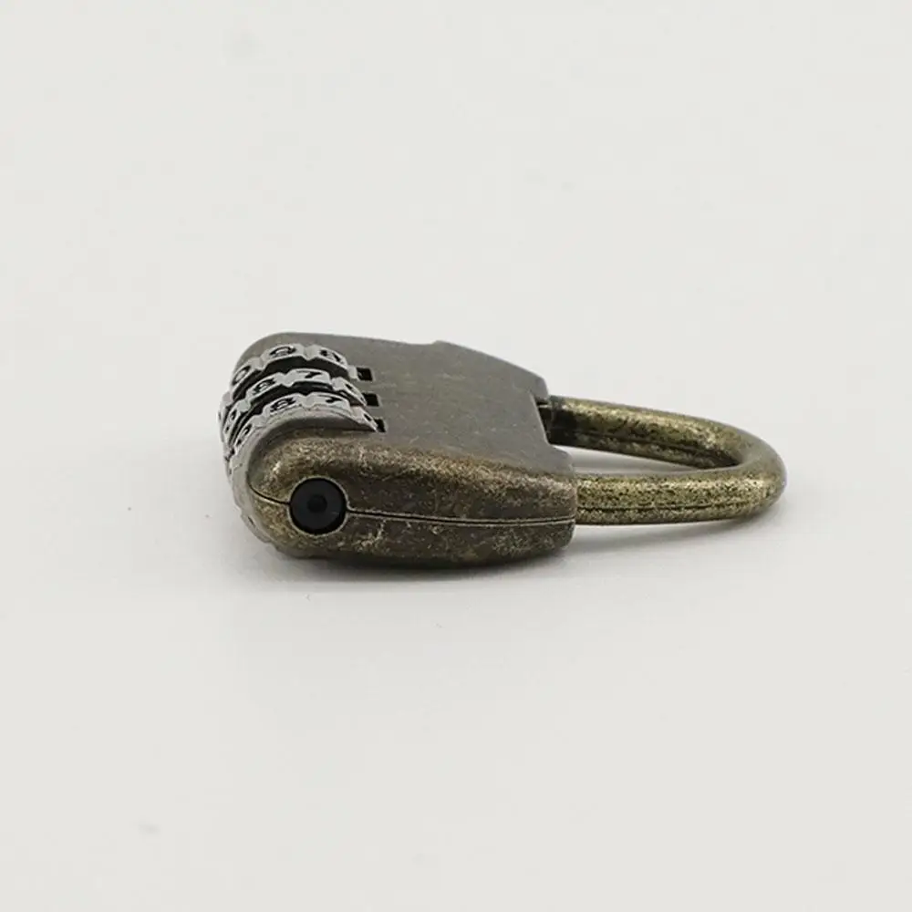 

Portable Antique Metal Anti-Theft Number Cabinet For Suitcase Luggage Digit Jewelry Box Password Lock Code Lock Keyless Padlock