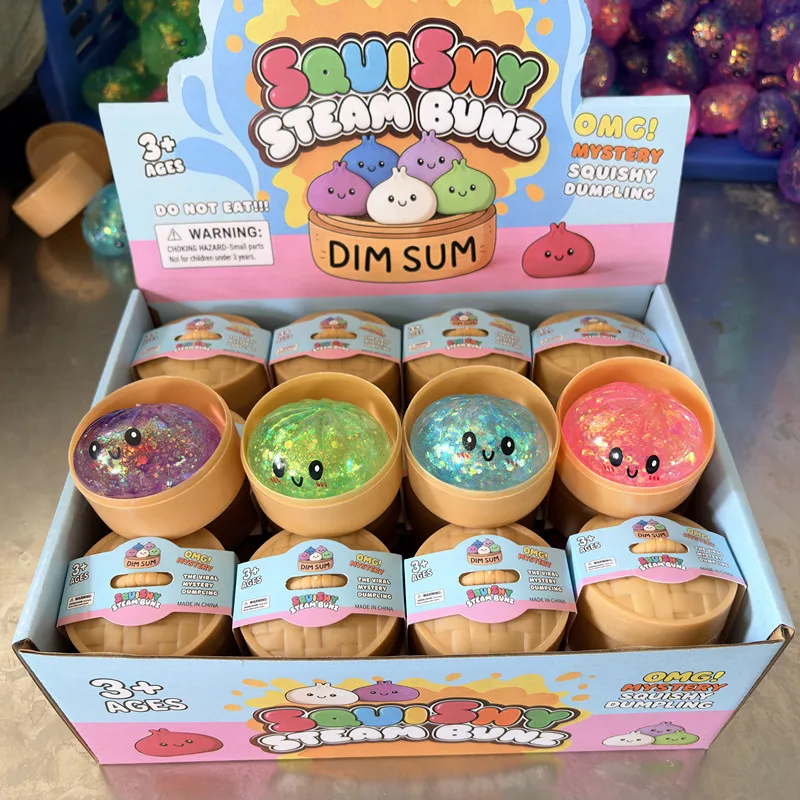 Maltose Expression Big Bun Squeeze Blind Box Lala Fun Imitation Xiaolongbao Stressabbau-Spielzeug