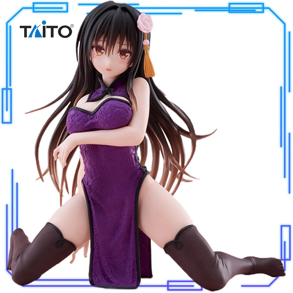 В наличии Taito Original Genuine To Love-Ru Darkness Desktop Cute Figure Kotegawa Yui Chinese Dress Ver. 13 см модель игрушечных фигурок
