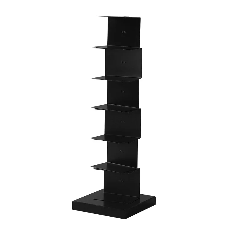

Vertical floor corner shelf, simple personality creative art storage shelf sky bookshelf