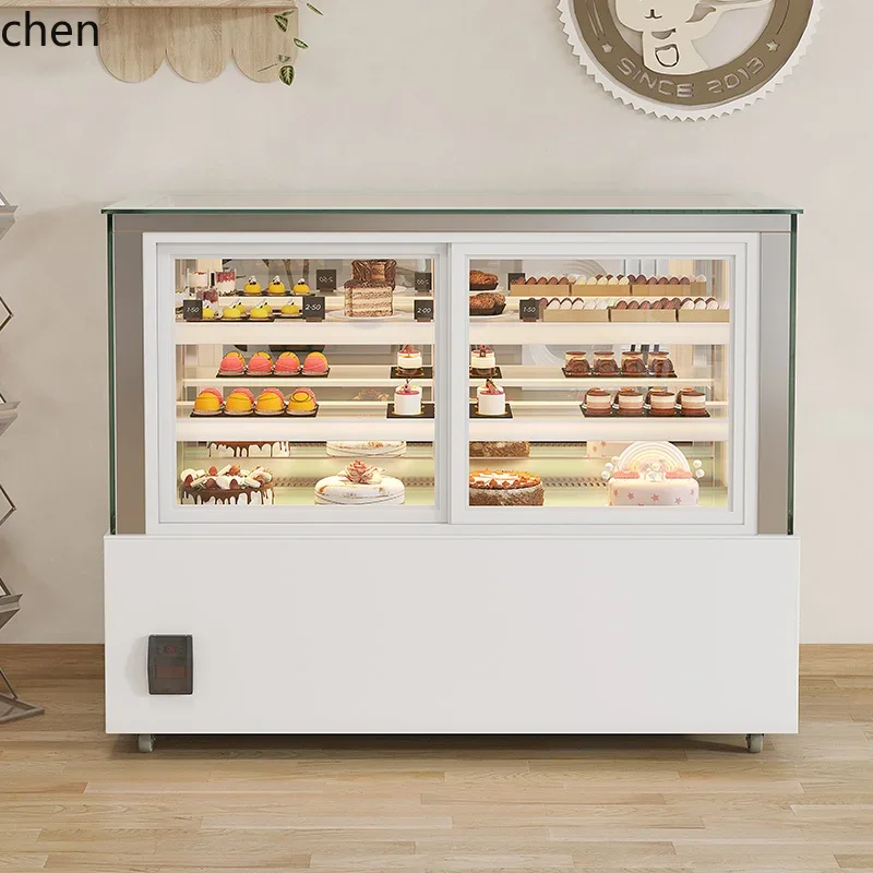 ZML refrigerated display cabinet commercial front door air-cooled frost-free dessert fruit fresh-keeping cabinet