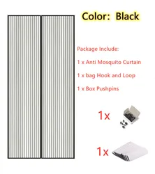 Magnetic Screen Door Net Anti Insect Mesh Fly Screen Mosquito Protection Net Magnet Curtains for Doors Windows Screen
