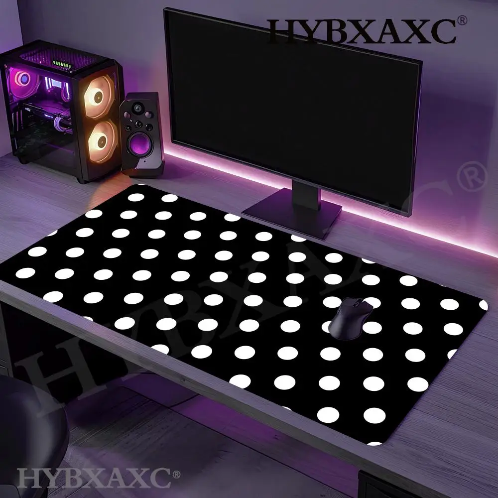 

HYBXAXC Polka Dot Mouse Pad Non-Slip Rubber Base Mouse Mat for Office Home Gaming PC Laptop
