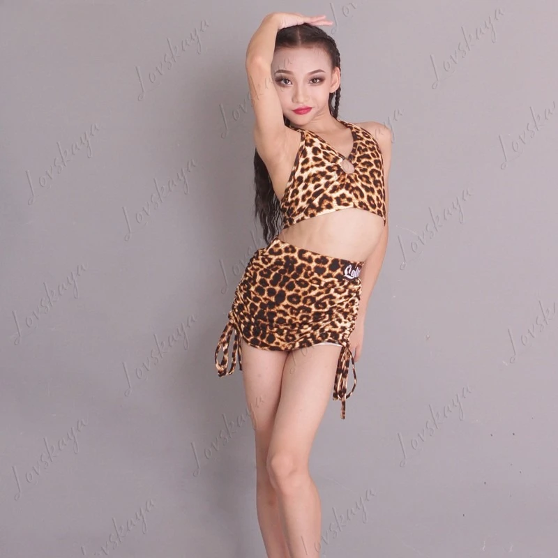 مجموعة تدريب الرقص اللاتيني الجديدة للفتيات - بدلة الرقص والتدريب على الرقص اللاتيني للأطفال - زي أداء للأطفال