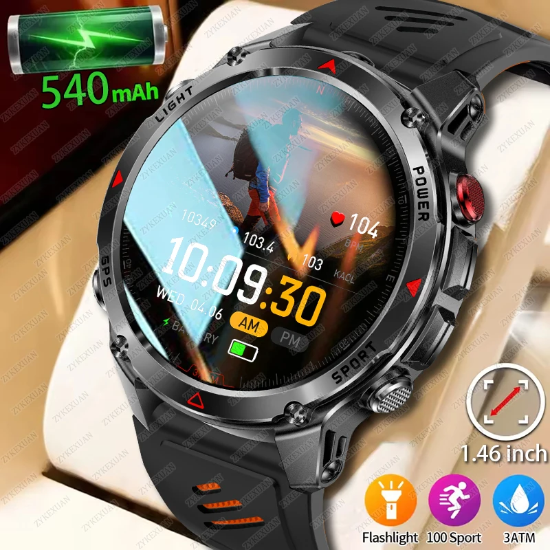 

T-Rex 3 Ultra Original 10ATM Водонепроницаемые GPS Смарт-часы Мужские Прочный Компас Военный 100+ Спортивный Режим Смарт-Браслет 2025 Новый