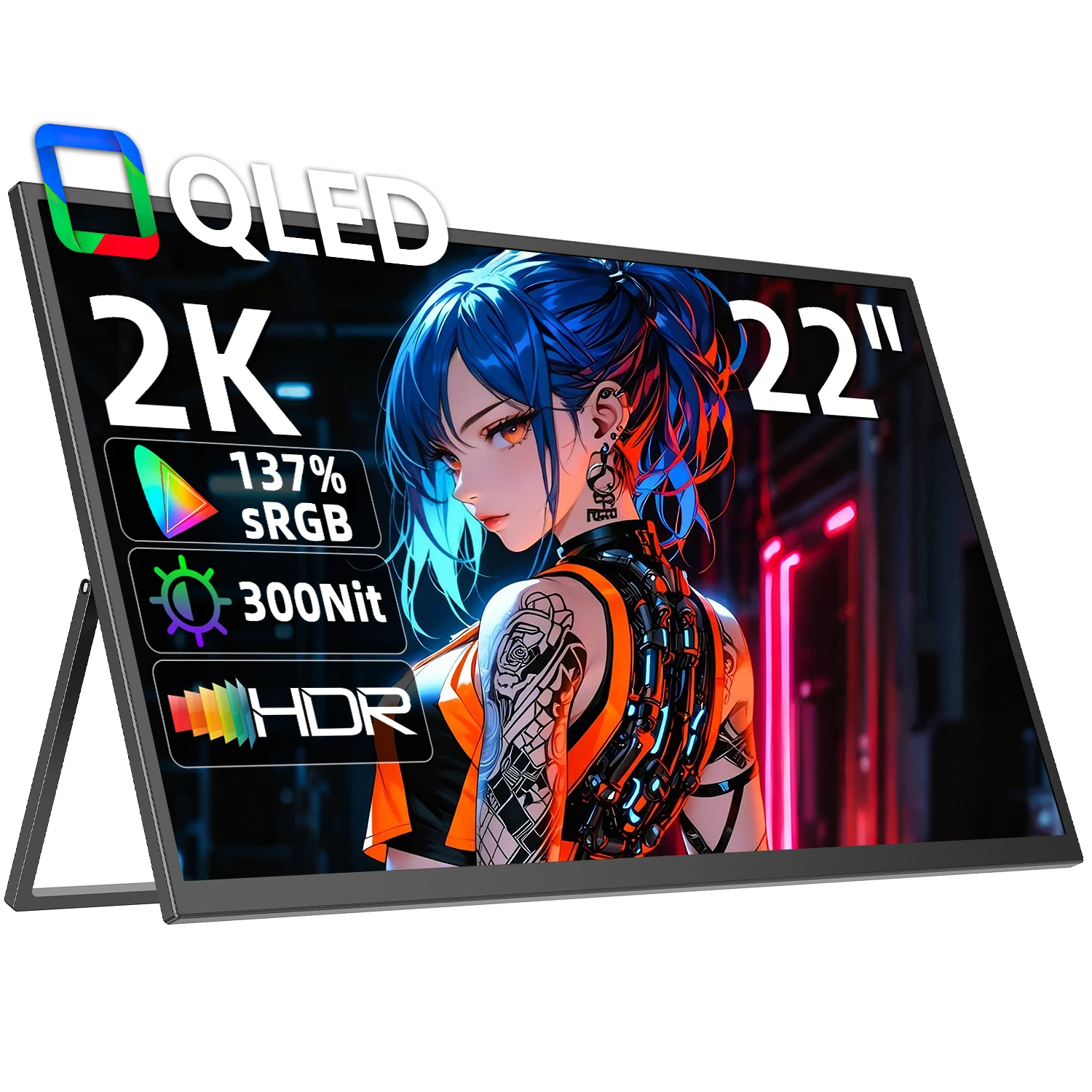 Pc Gaming Y Monitor - UPERFECT 22 Inch Computer Display Monitor