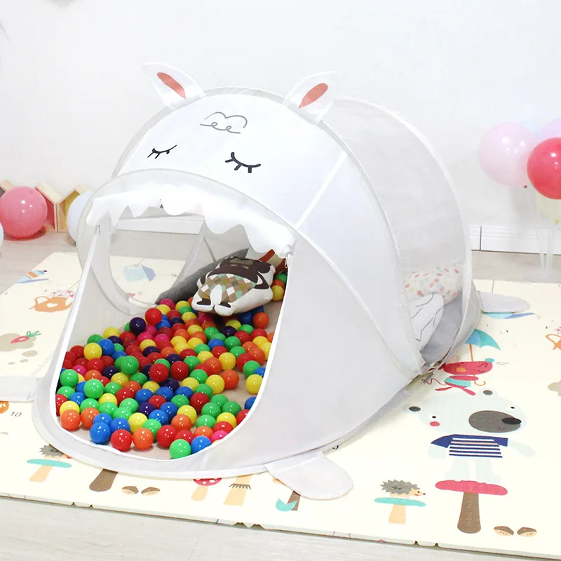 Kids Pop-up Tent Dinosaur Theme - Portable Outdoor Playhouse for Children, Baby Play Tent and Bed, Easy Setup Casa de Campaña for Camping and Playground Fun image 4
