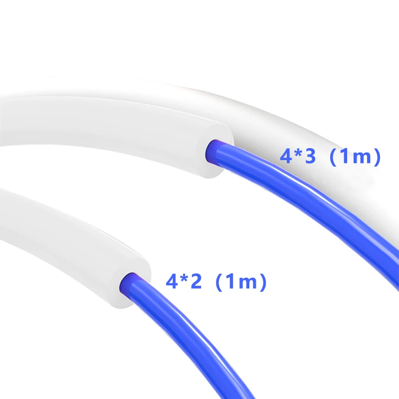 

4 meters Teflon tube High Temperature Resistance Specifications of a meter 3D Printer 4*2mm PTFE Bowden Tube for 1.75 Filament